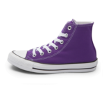Converse All Star High Púrpuras y Blancas