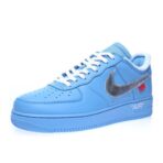 NIKE OFF-WHITE X AIR FORCE 1 LOW BLUE - Imagen 3