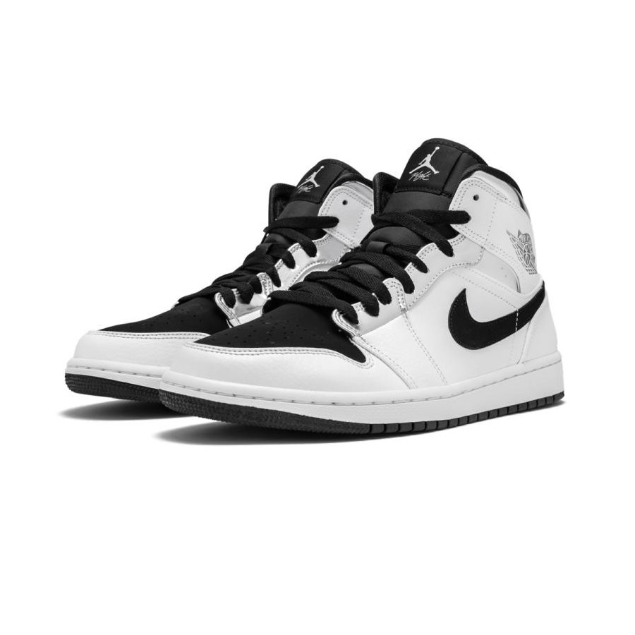 AIR JORDAN 1 PLATEADAS Y BLANCAS - Imagen 2