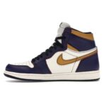 NIKE AIR JORDAN 1 AMARILLAS Y PURPURA