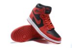 AIR JORDAN 1 ROJAS Y NEGRAS CUERO - Imagen 4