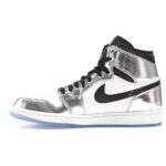 NIKE AIR JORDAN 1 BLANCAS Y PLATEADAS